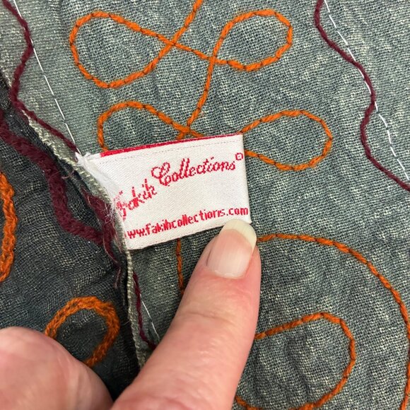 Fakih Collections Camel Embroidery Sequin Table Runner - Picture 6 of 6